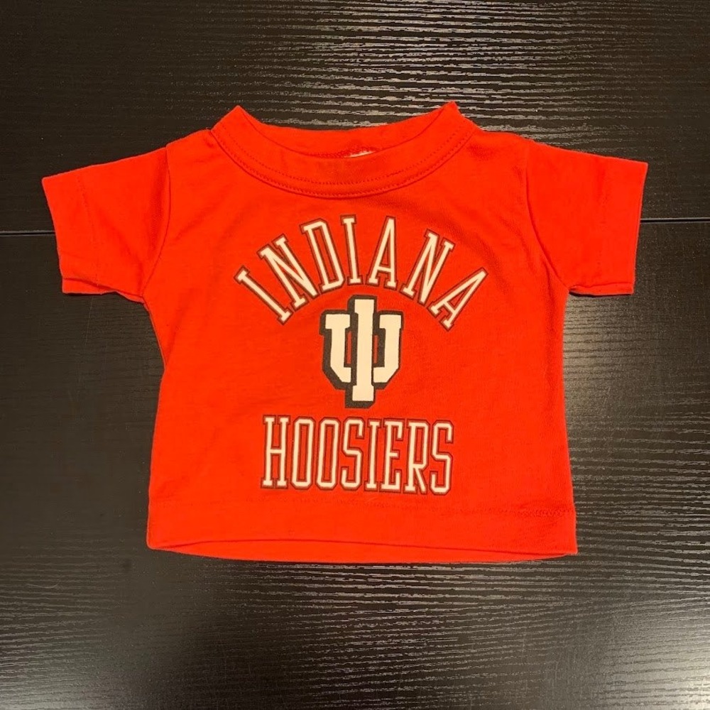 Vintage Indiana Hoosiers T-Shirt Red Short Sleeve Single Stitch Baby 12 Months